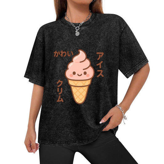 Kawaii Japanese Ice Cream Cone T-Shirt