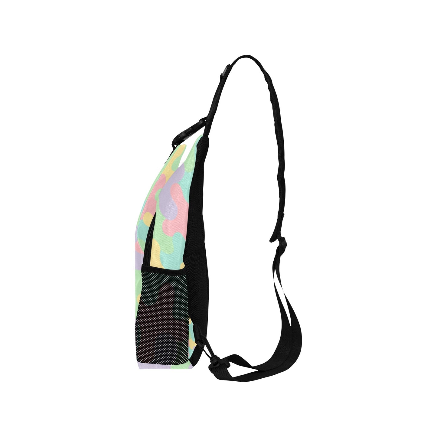 Pastel Camo Men's Casual Chest Bag