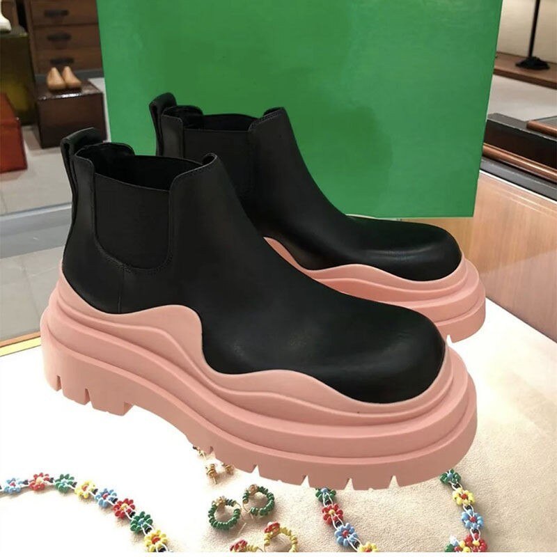 Harajuku Style Mid-Calf Boots for Women