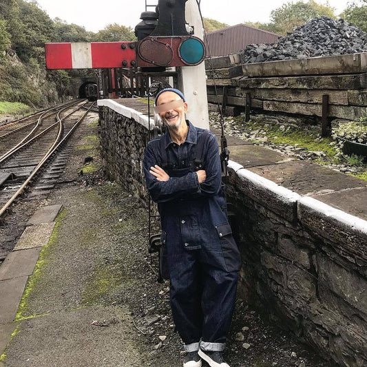 Harajuku Style Color Block Spliced Work Overalls