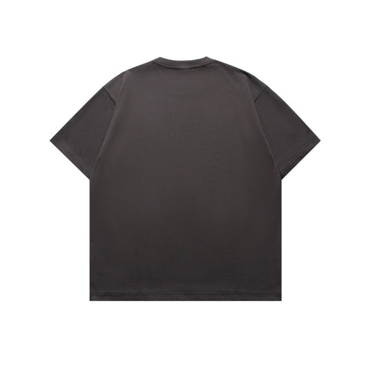 Harajuku-Inspired Distressed Letter Print Loose Tee