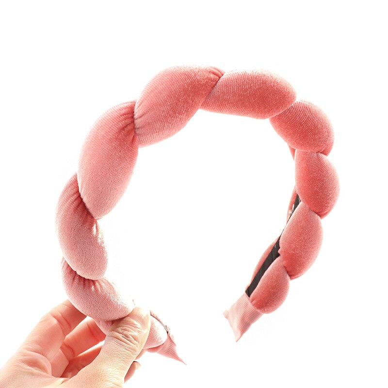 Velvet Braid Headband for Autumn & Winter