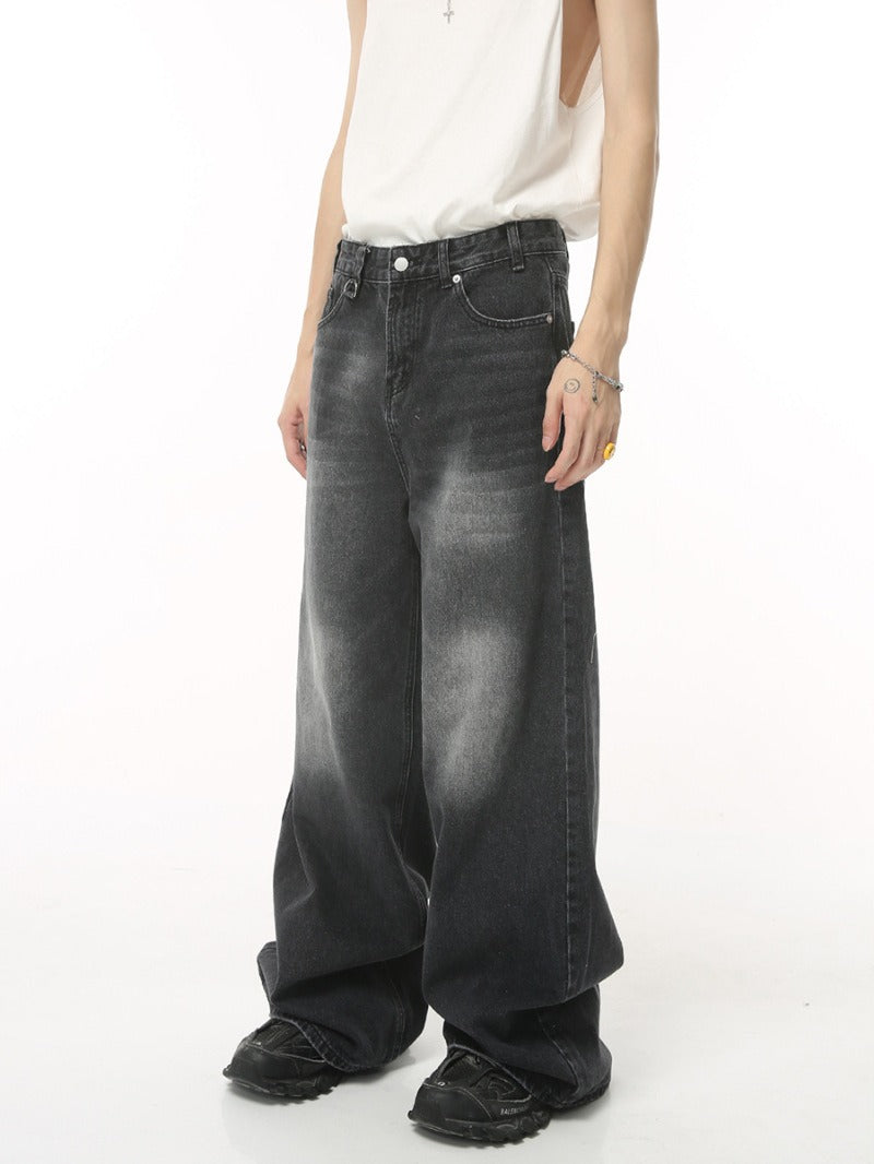 Harajuku Wide Leg Loose Fit Jeans