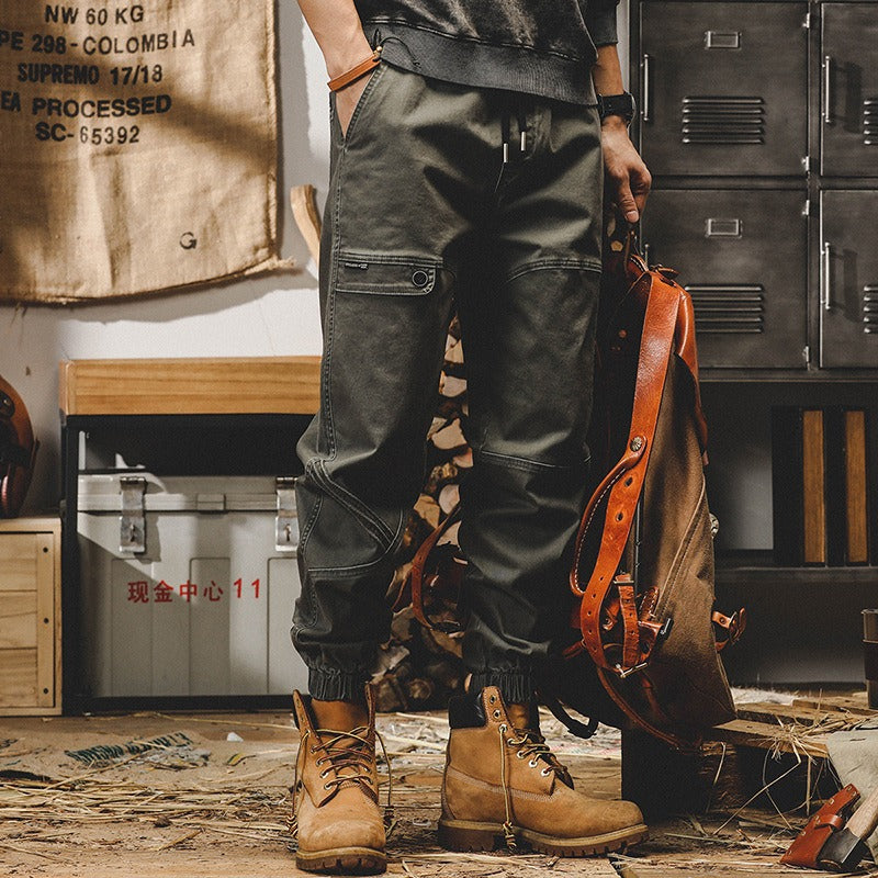 Harajuku Style Heavyweight Autumn Pants for Men