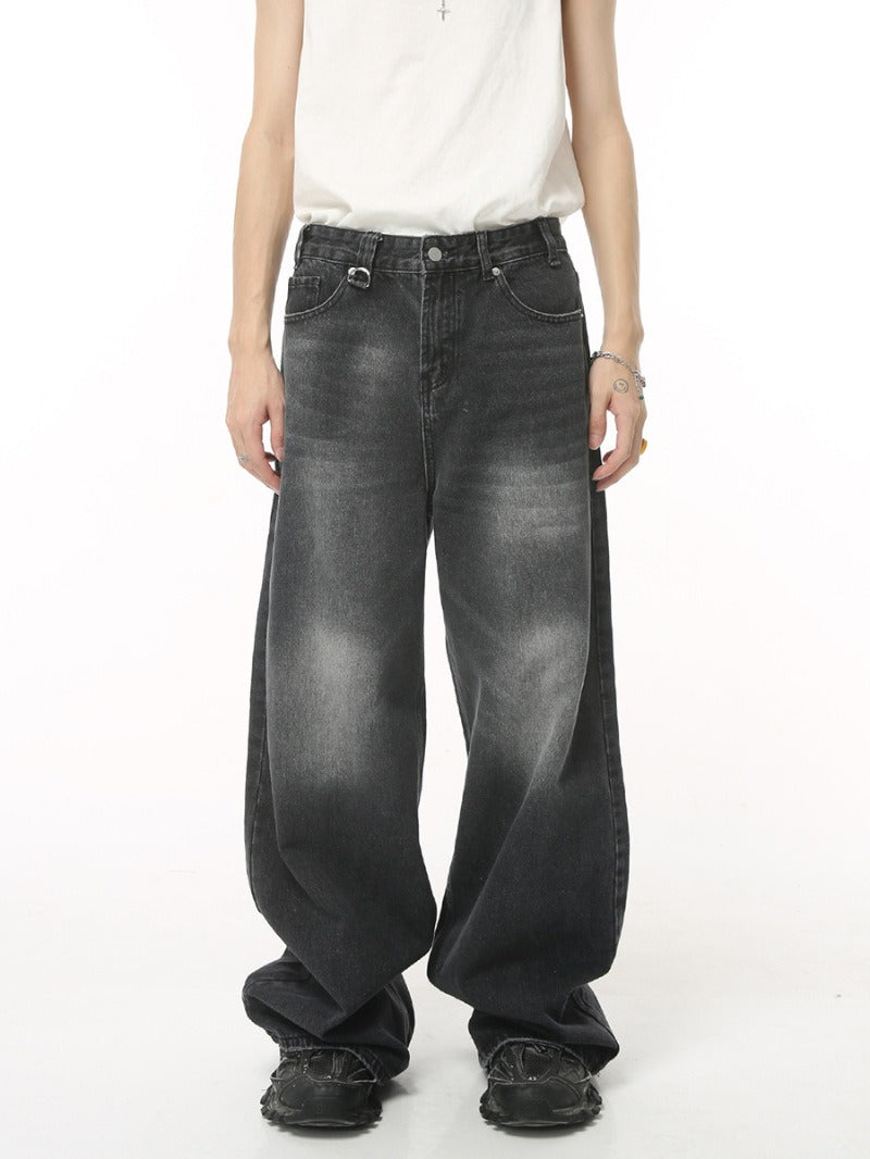 Harajuku Wide Leg Loose Fit Jeans