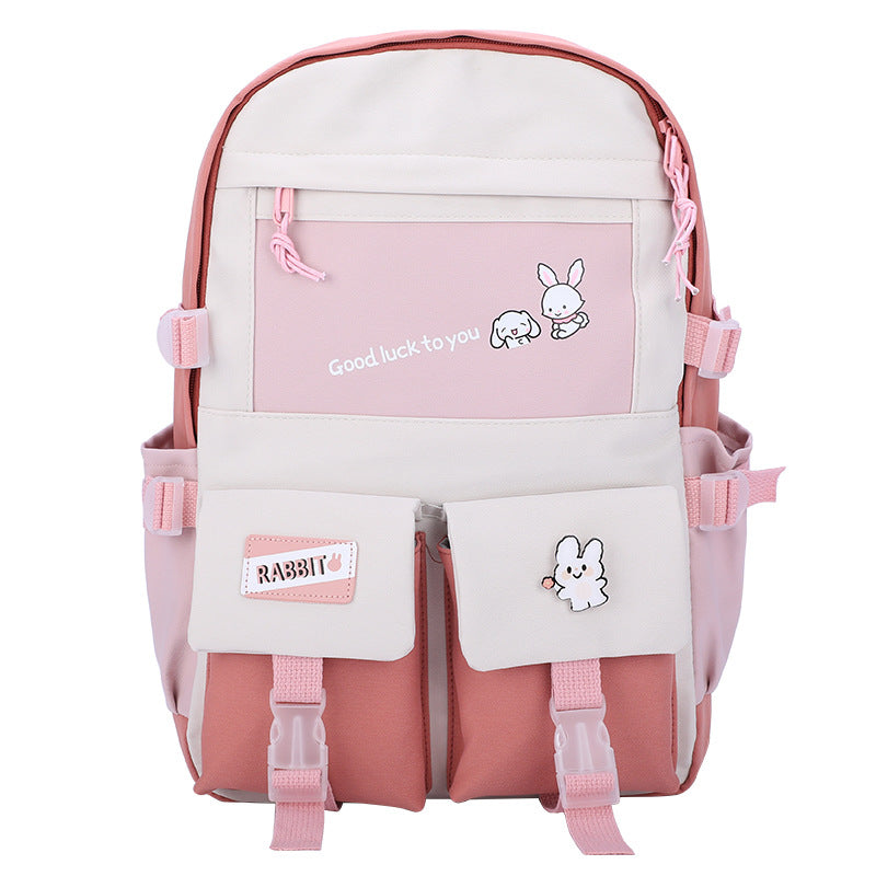 Harajuku Style Canvas School Backpack