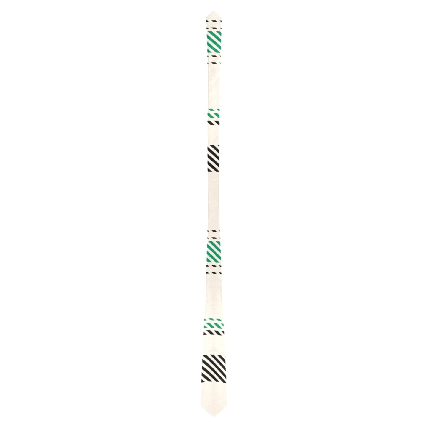 Green White Black Custom Peekaboo Necktie