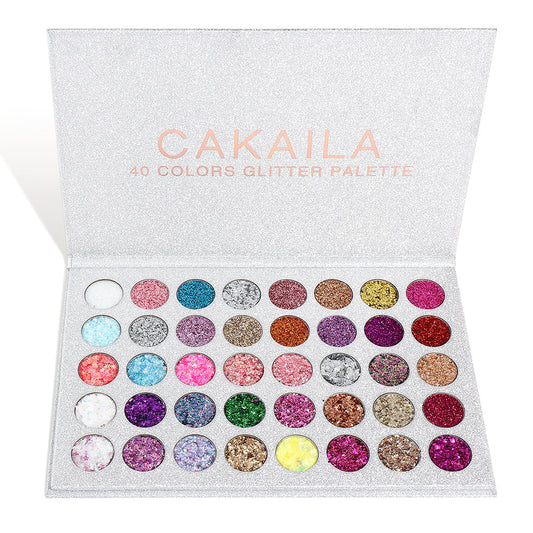 40 Color Eye Shadow Palette - Harajuku Style Glitter