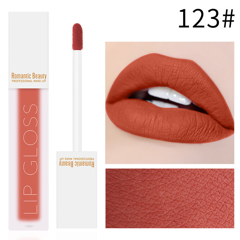 Velvet Matte Lip Glaze – Non-Stick Lip Gloss