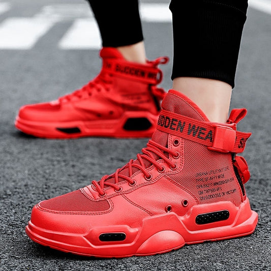 Breathable Mesh Casual Sneakers for Men - Harajuku Style