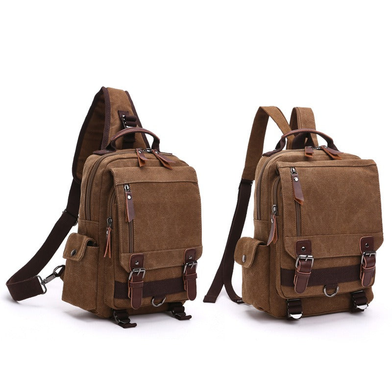 Harajuku Style Canvas Backpack for Travel & School