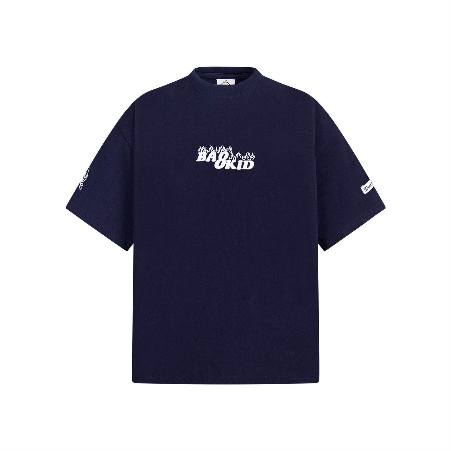 Embroidered Letter Short Sleeve T-Shirt - Harajuku Style