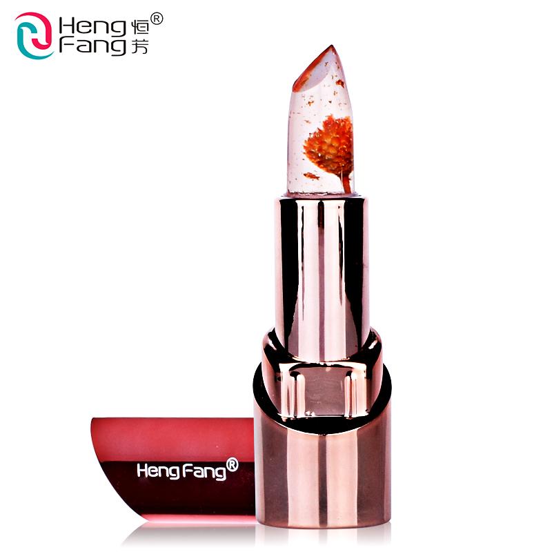 HengFang Gold Flower Lipstick - 3 Fruit Flavors