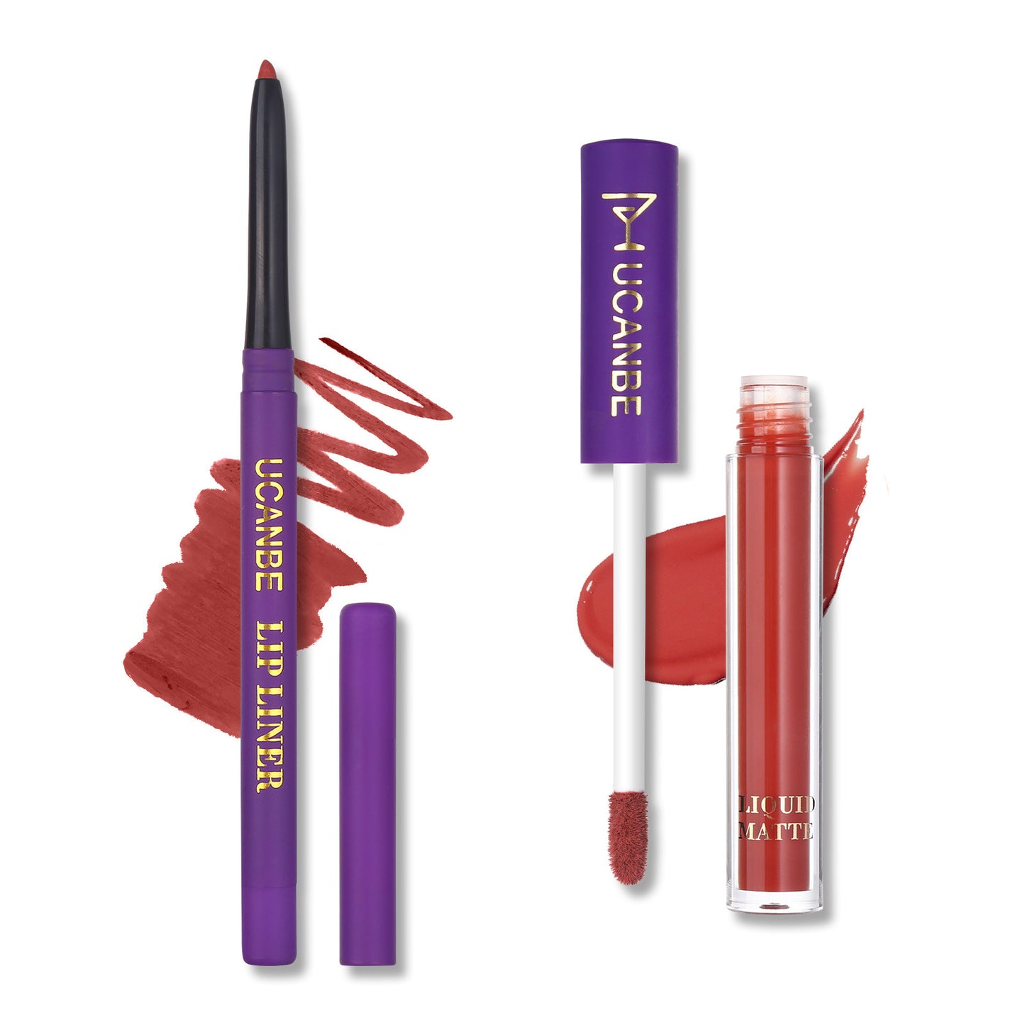 Harajuku Matte Lip Glaze & Liner Set – 13 Packs