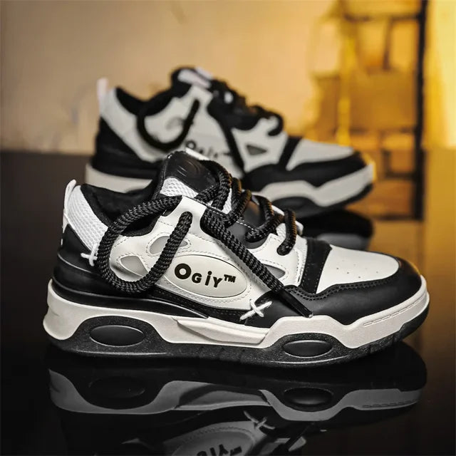 Harajuku Style Skateboard Sneakers for Men