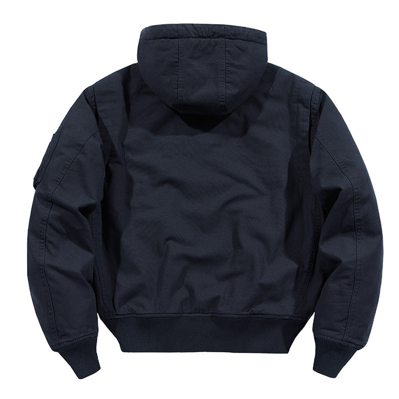 Harajuku Style Military Flight Jacket for Men