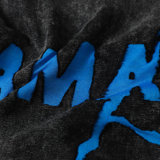 Retro Lettered Vintage T-Shirt for Men - Summer Street Style