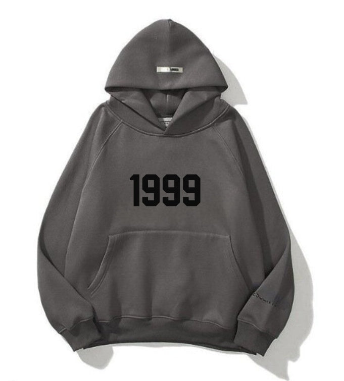 1999 Velvet Double Layer Hoodie for Trendy Street Style