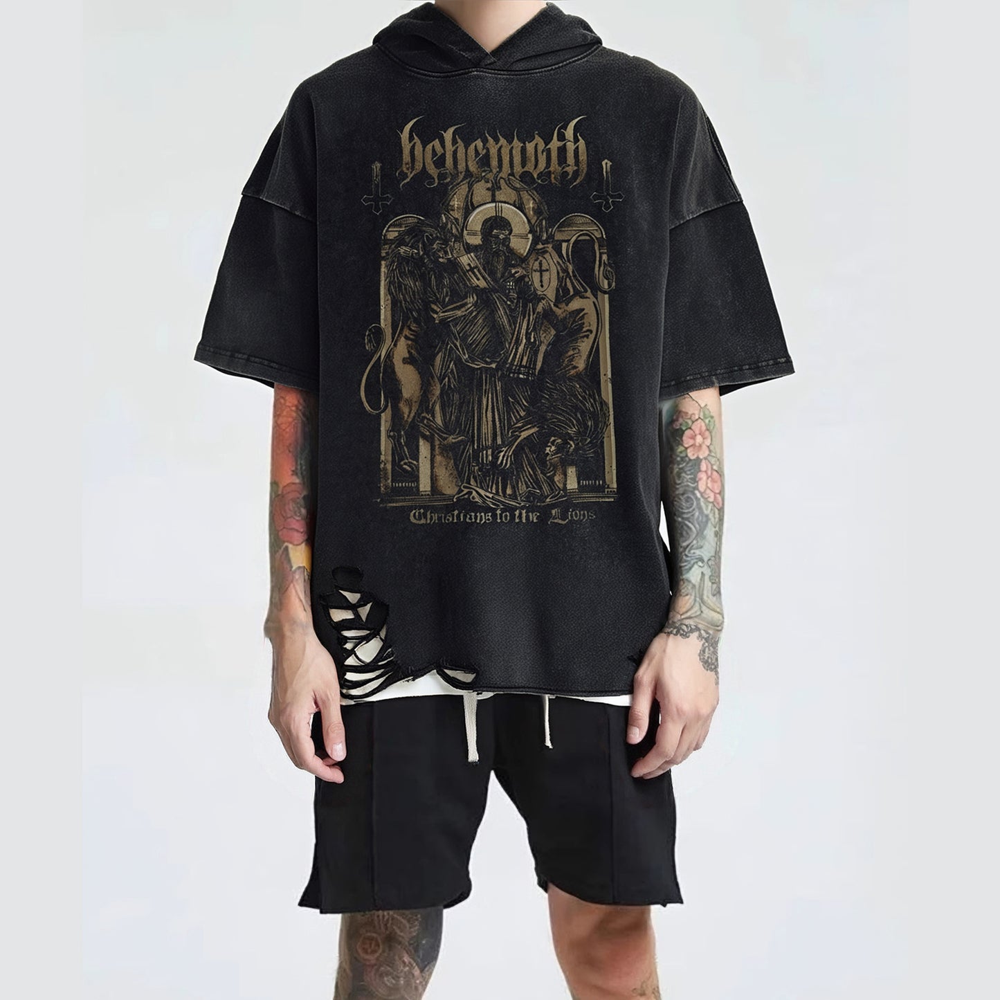 Vintage Distressed Harajuku Style T-Shirt