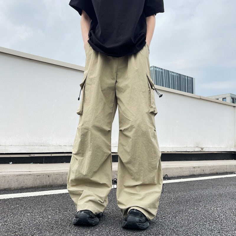 Harajuku Style Quick-Dry Casual Paratrooper Pants
