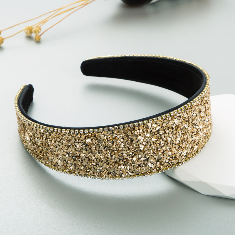 Colored Stone Hair Decoration Headband