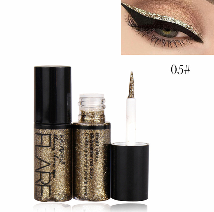 Dazzling Glitter Diamond Eye Liner - Rose Gold