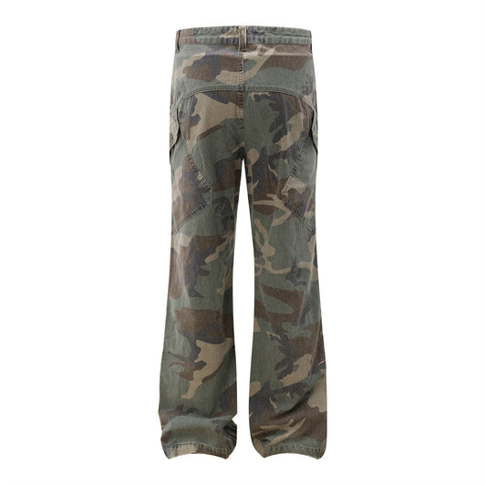 Harajuku Punk Camouflage Pants for Men