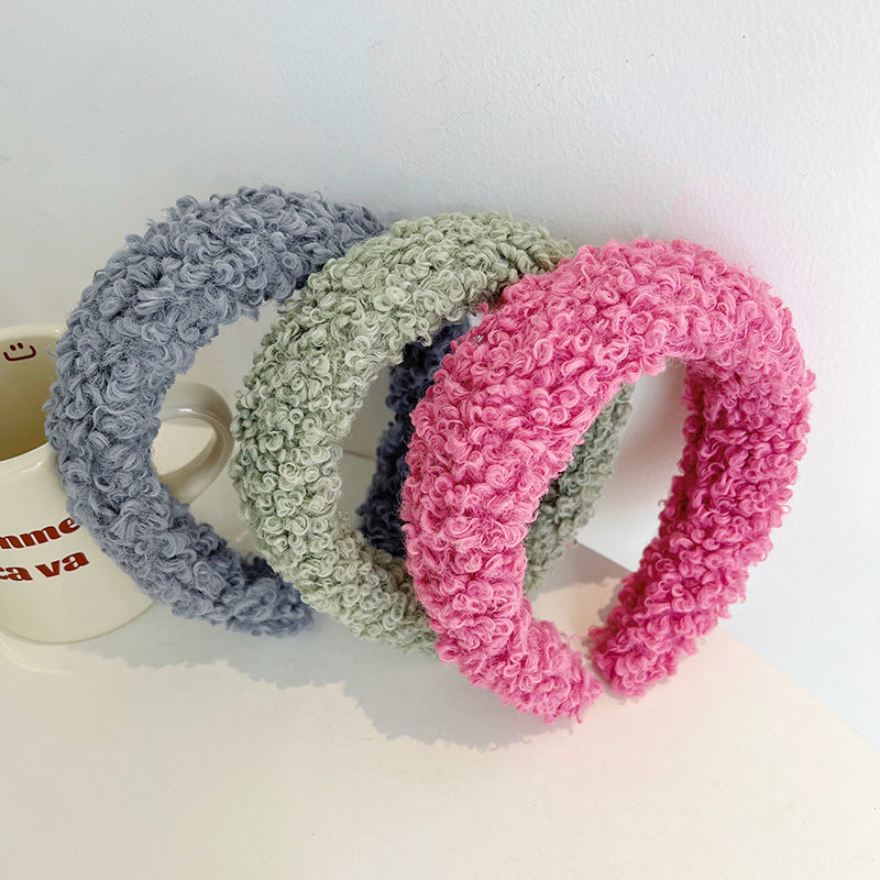 Candy Color Lambswool Hair Band