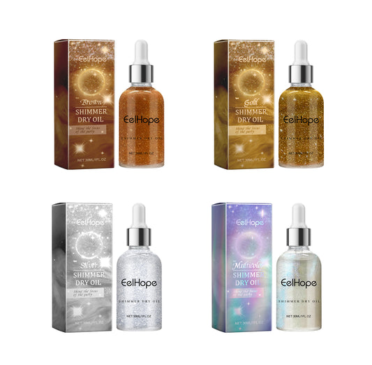 Party Body Glitter Oil - Shine Bright with a Touch of Harajuku