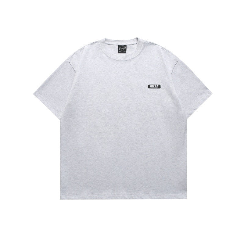 Harajuku Style Distressed Letter Print Unisex Tee
