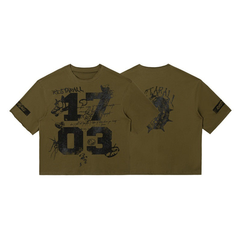 Harajuku Inspired Distressed Loose Fit T-Shirt