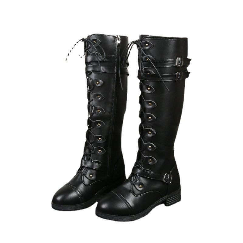 Oversized Knight Boots for Women - Harajuku Style