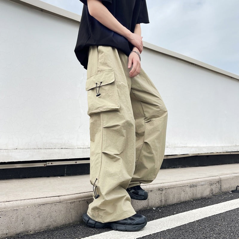 Harajuku Style Quick-Dry Casual Paratrooper Pants