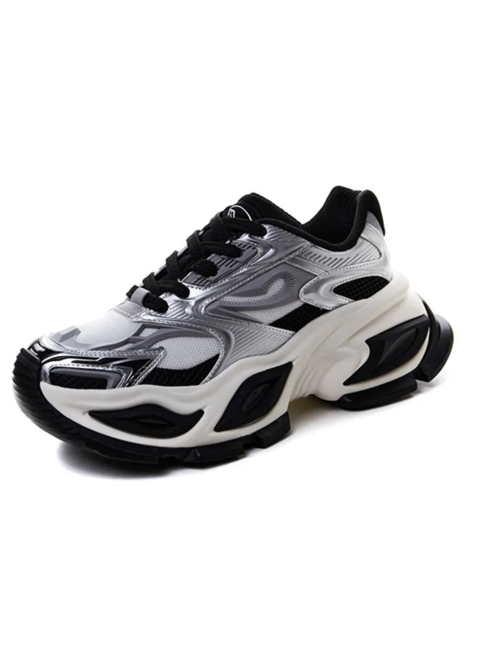 Contrast Chunky Platform Athletic Sneakers