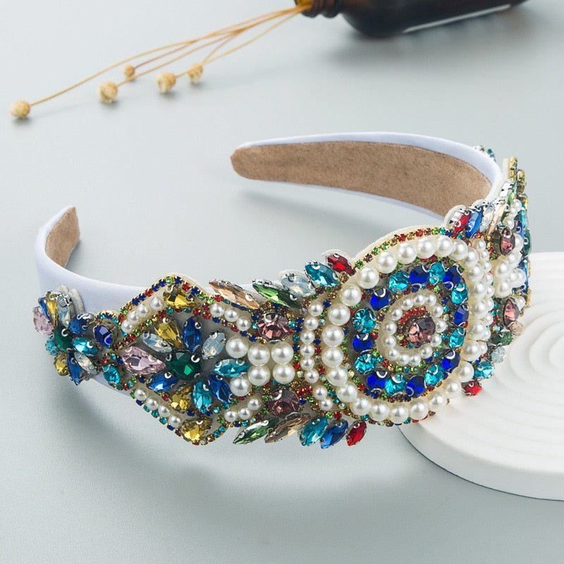 New Gorgeous Baroque Tassel Headband