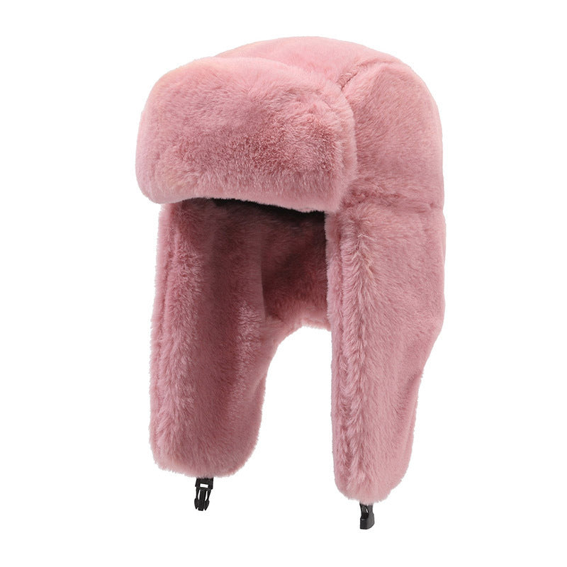Korean Style Winter Plush Lei Feng Hat for All