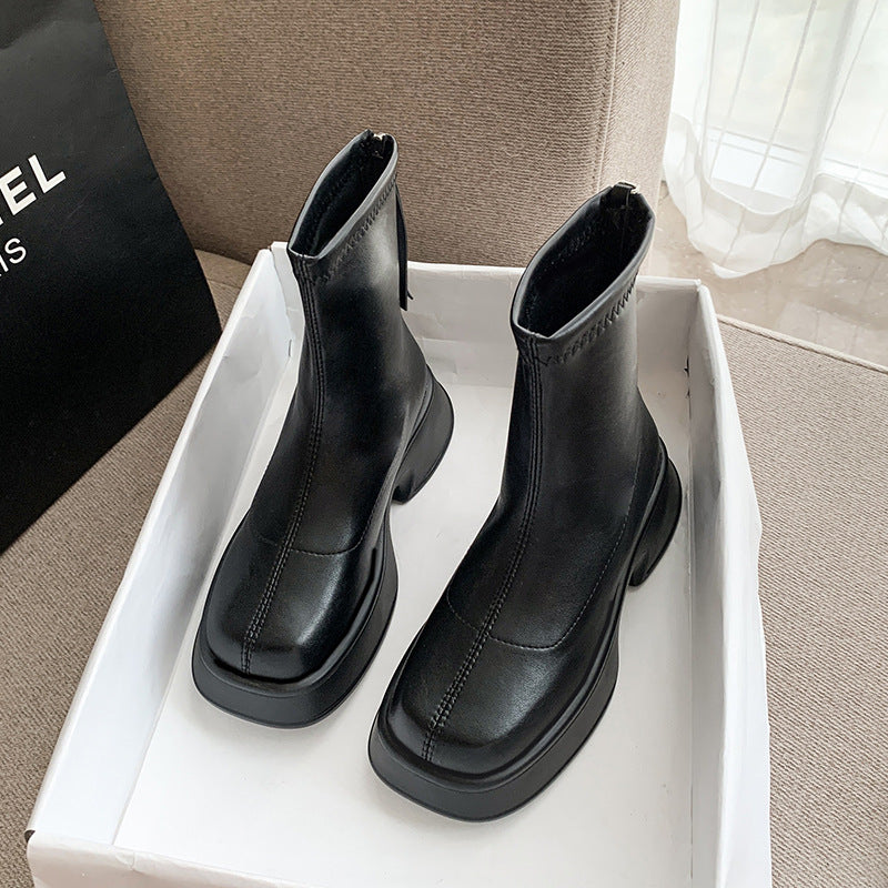 Harajuku Style High Knee Thick Bottom Boots for Women