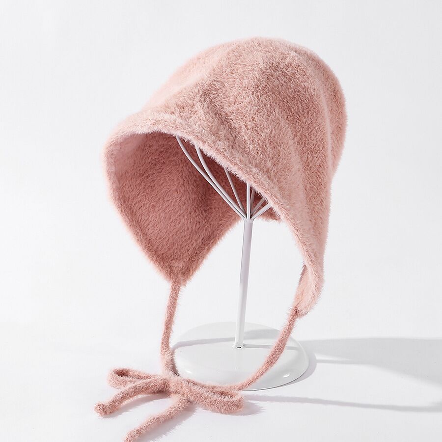 Harajuku Style Plush Velvet Fisherman Bucket Hat