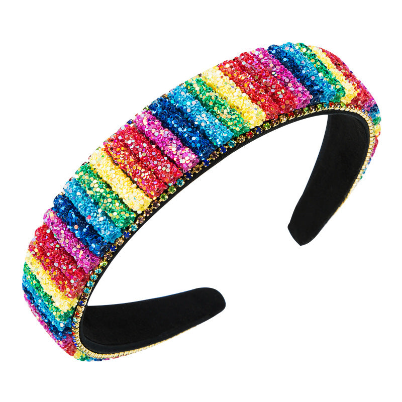 Dream Girl Rainbow Sequins Headband
