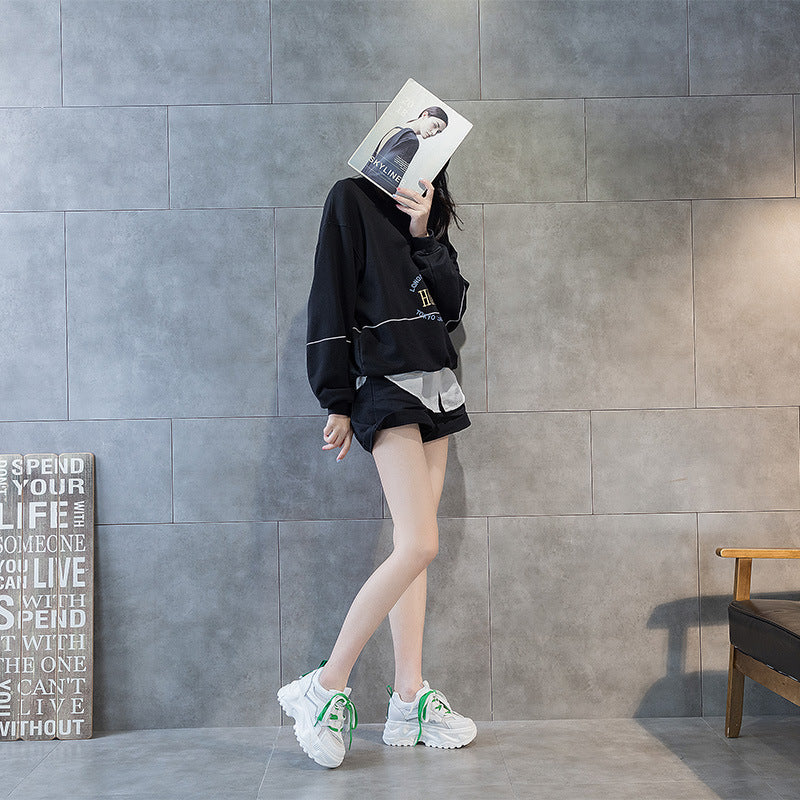 Harajuku Style Thick-Soled Women's Casual Sports Shoes