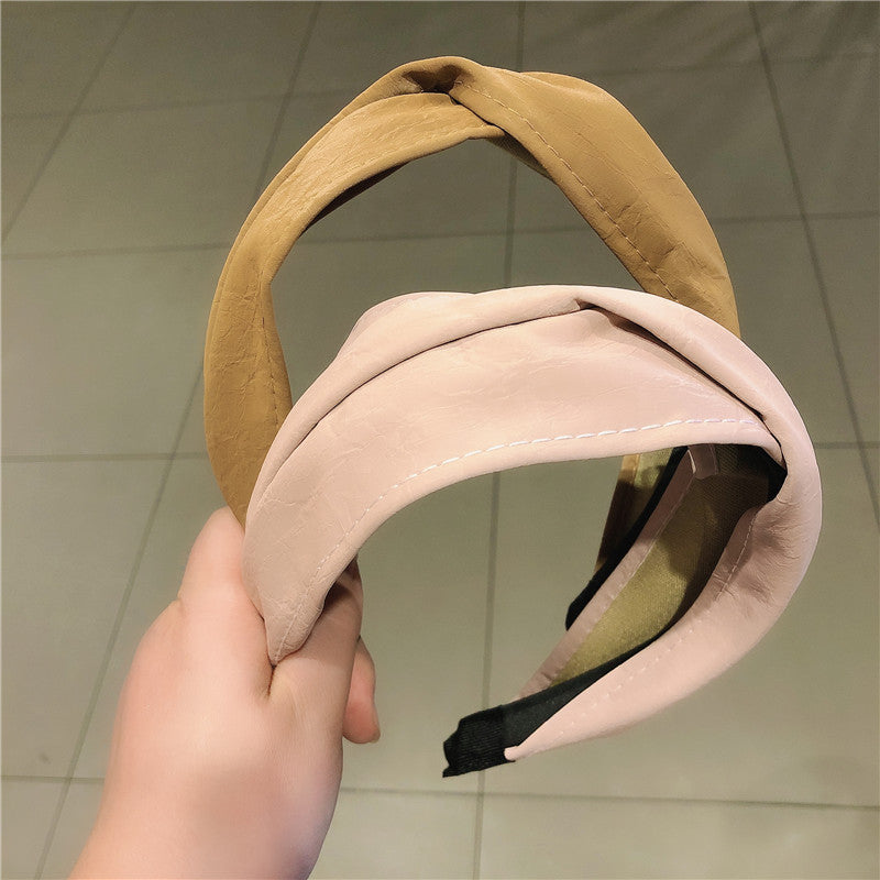 Korean Retro Wide-Brimmed Headband