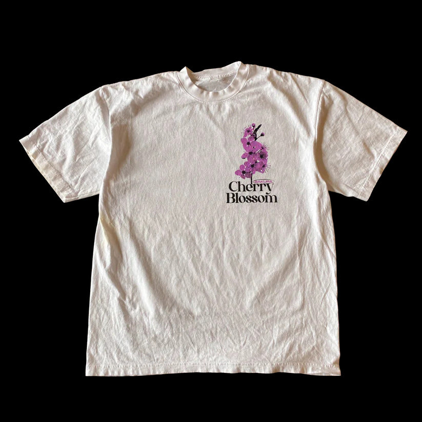 Retro Vintage Harajuku Peach Blossom T-Shirt
