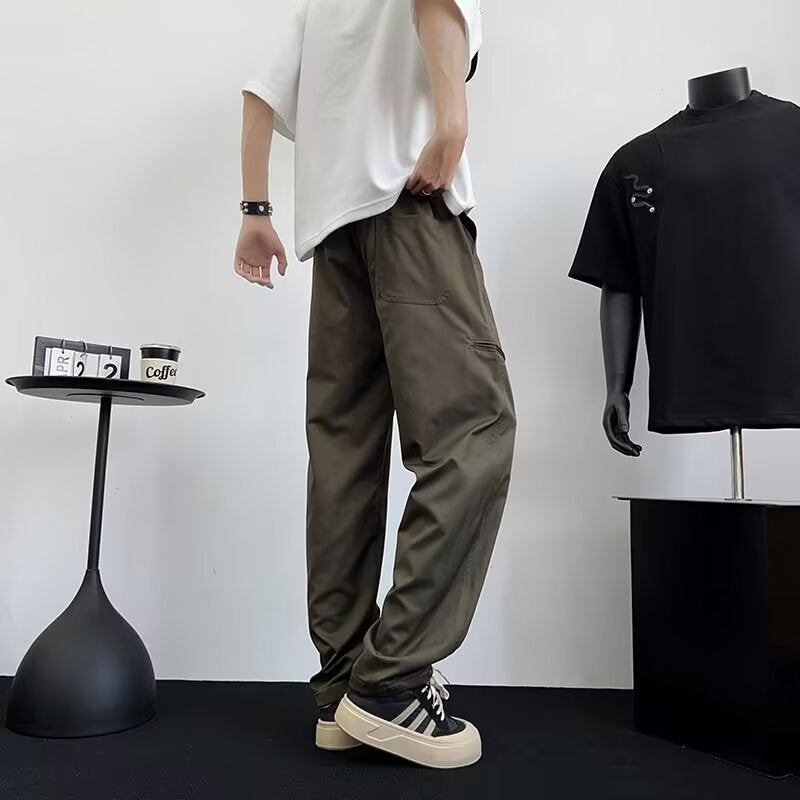 Quick Drying Loose Straight Leg Sweatpants - Harajuku Style