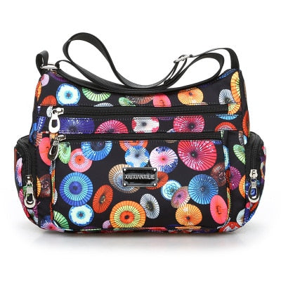 Harajuku Floral Shoulder Bag - Vintage Style Messenger Bag