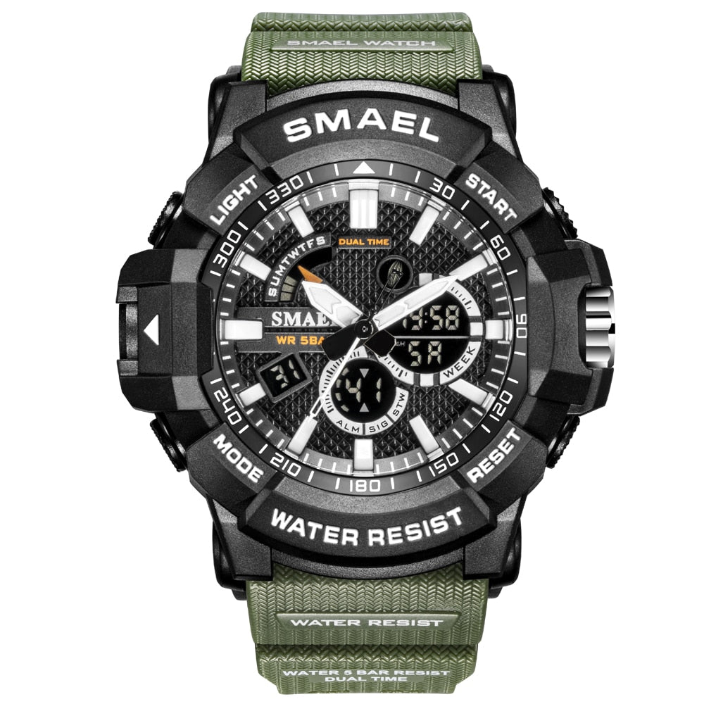 Men's Military Camouflage Waterproof Sport Watch