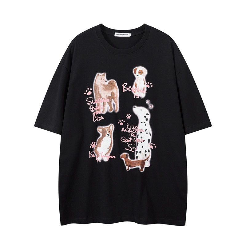 Harajuku Style Cartoon Print Unisex T-Shirt
