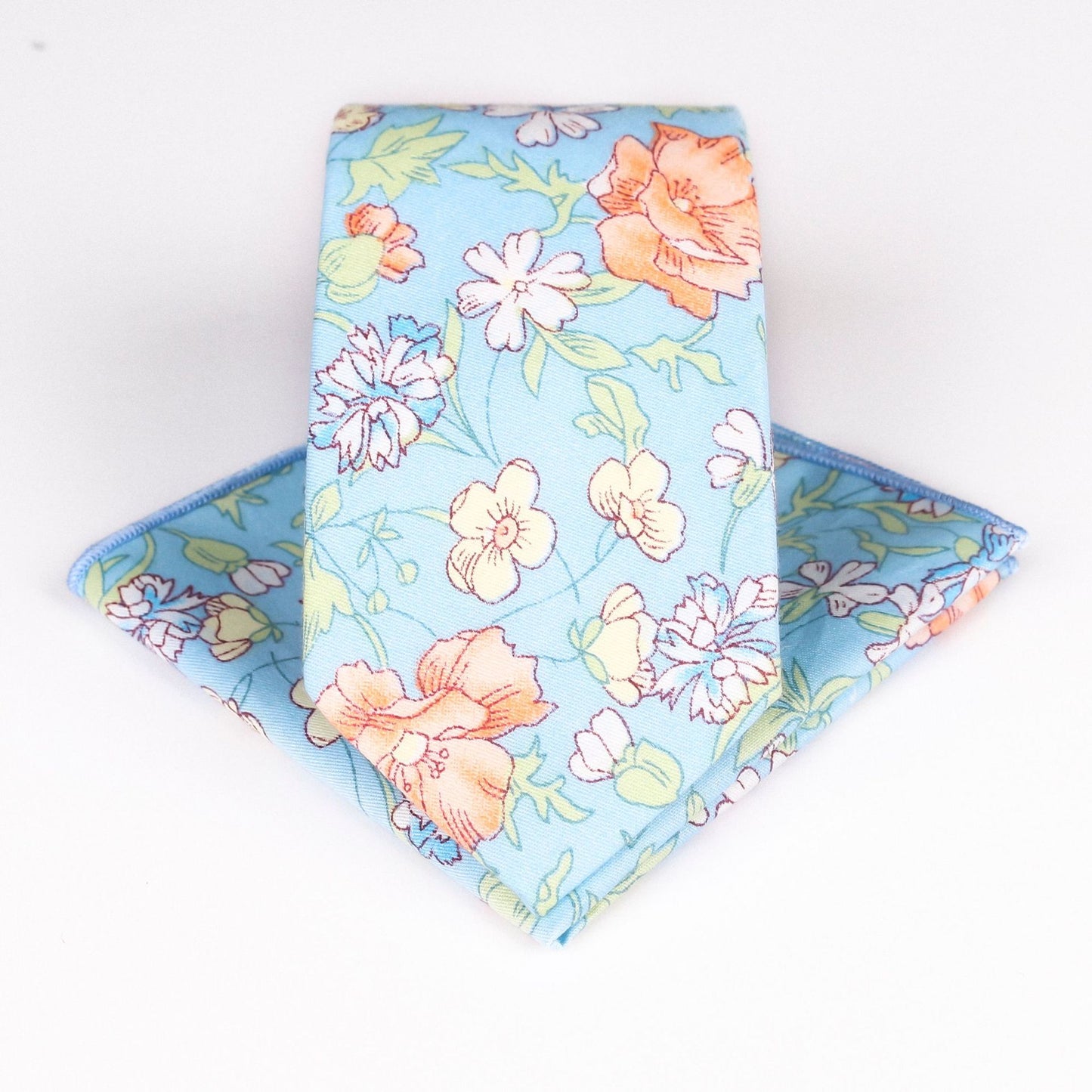 Fresh Pastoral Floral Cotton Tie Set