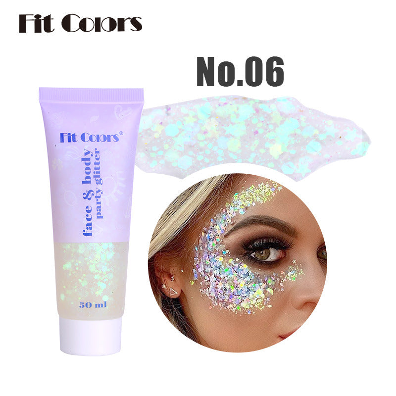 Harajuku Sequin Gel Mermaid Scale Makeup