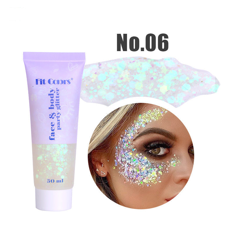 Harajuku Sequin Gel Mermaid Scale Makeup