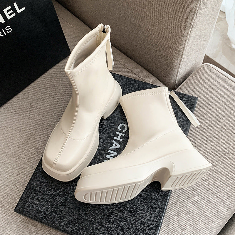 Harajuku Style High Knee Thick Bottom Boots for Women